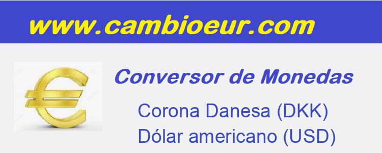 Cambio de   Corona Danesa