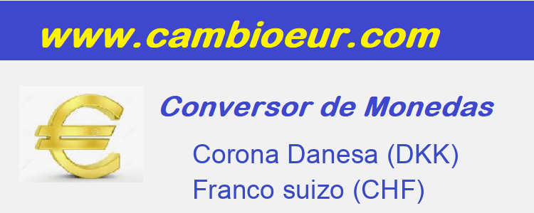 Cambio de   Corona Danesa