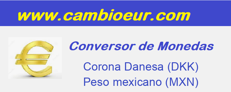 Cambio de   Corona Danesa