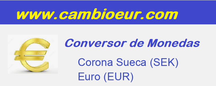 Cambio de   Corona Sueca