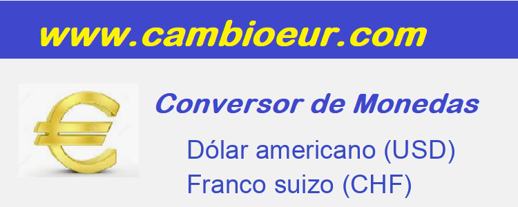 Cambio de   Dólar americano