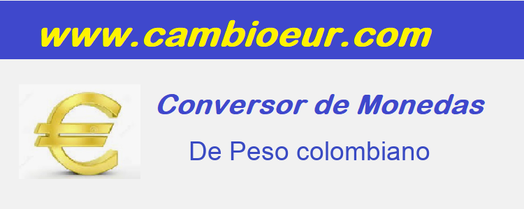 Conversor Peso colombiano