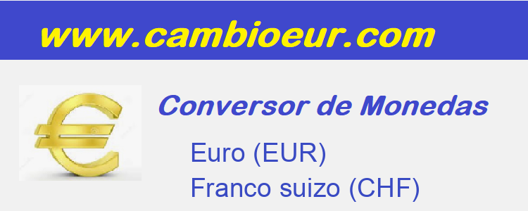 Cambio de   Euro