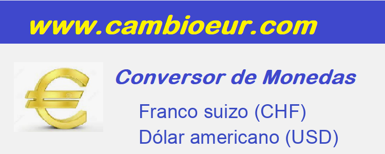 Cambio de   Franco suizo