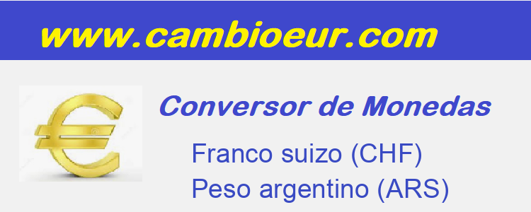Cambio de   Franco suizo