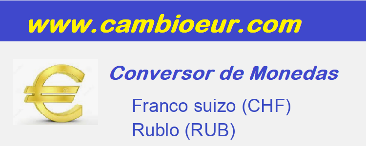 Cambio de   Franco suizo