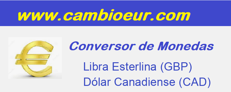 Cambio de   Libra Esterlina