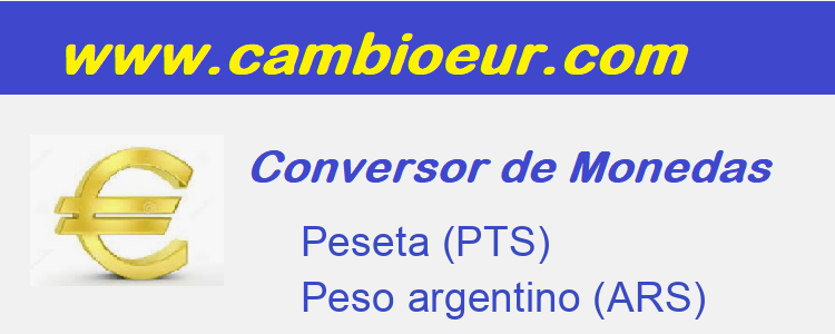 Cambio de   Peseta