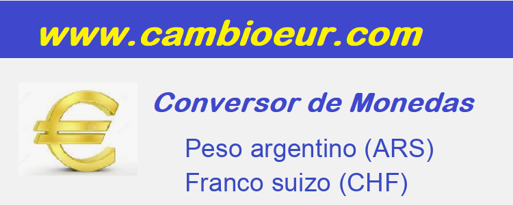 Cambio de   Peso argentino