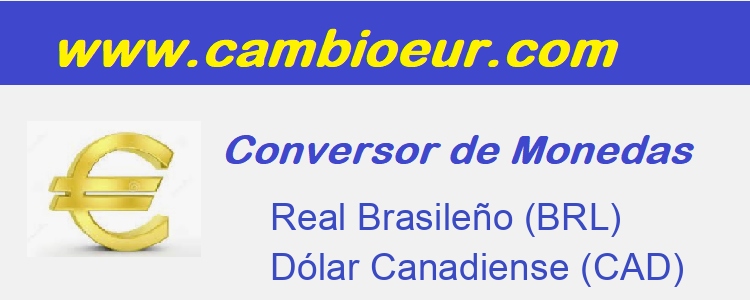 Cambio de   Real Brasileño