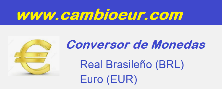 Cambio de   Real Brasileño