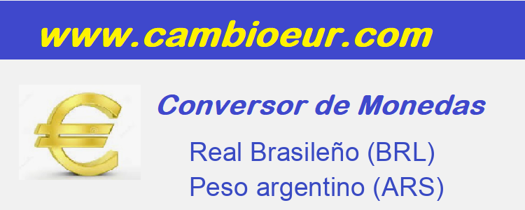 Cambio de   Real Brasileño