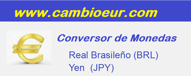 Cambio de   Real Brasileño