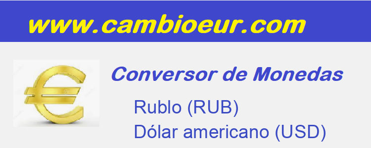 Cambio de   Rublo