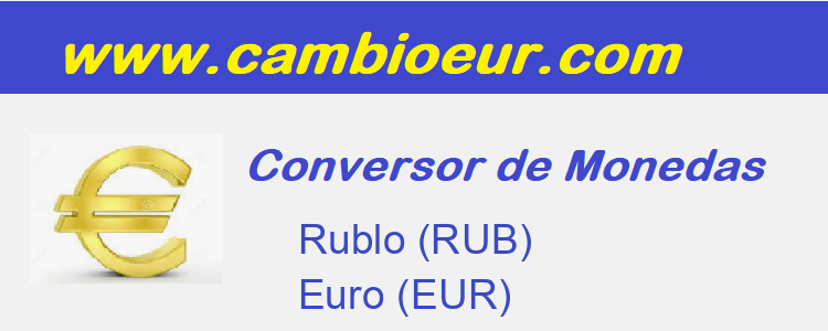Cambio de   Rublo